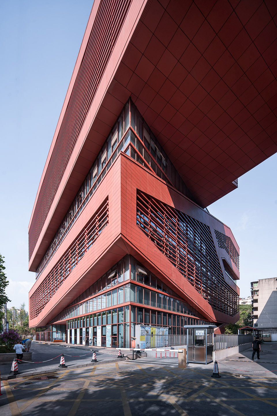 chengdu jinniu district library china by dutstudio