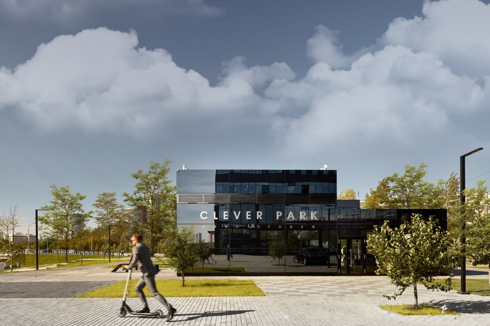 Sales Office LCD CLEVER PARK by VOX Architects