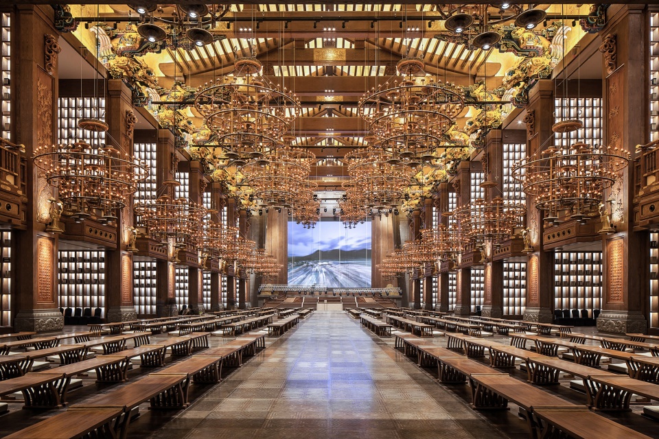 nishan sacredland great learning hall china by oi architects design office