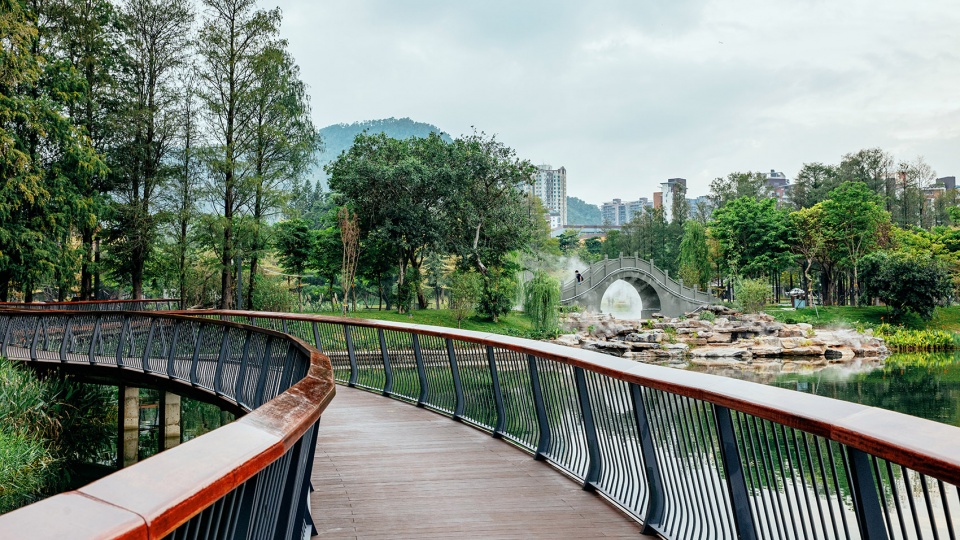 SIHAI Park Landscape optimizing design China by SZLA