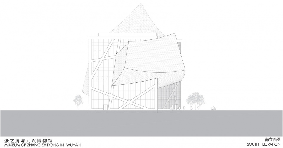 museum of zhang zhidong in wuhan china by studio libeskind