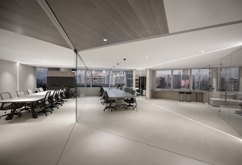 office interior design of jingan kerry centre by kwsd