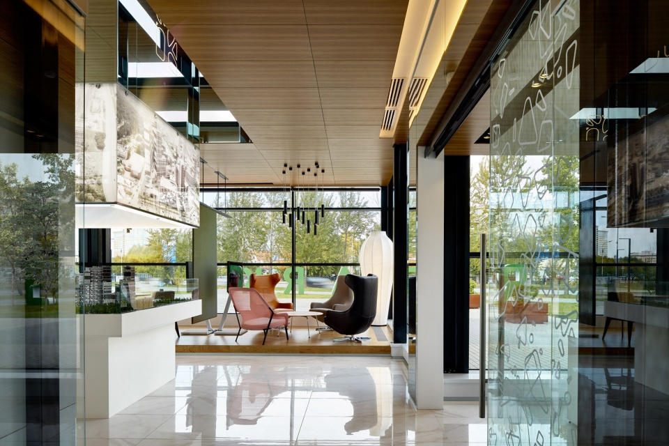 Sales Office LCD CLEVER PARK by VOX Architects