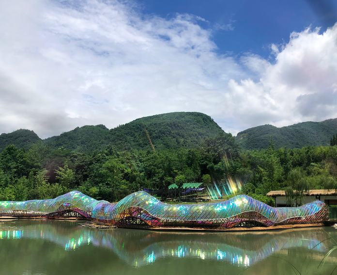 dragon bridge china by sichuan xiaolvqiu tourism resources development