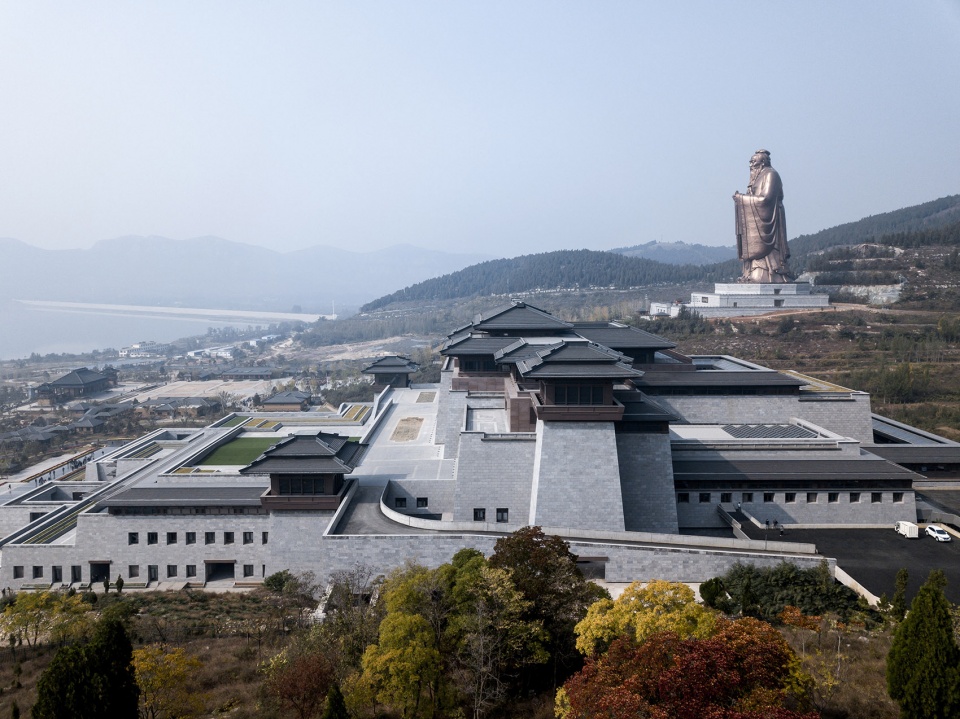 nishan sacredland great learning hall china by oi architects design office