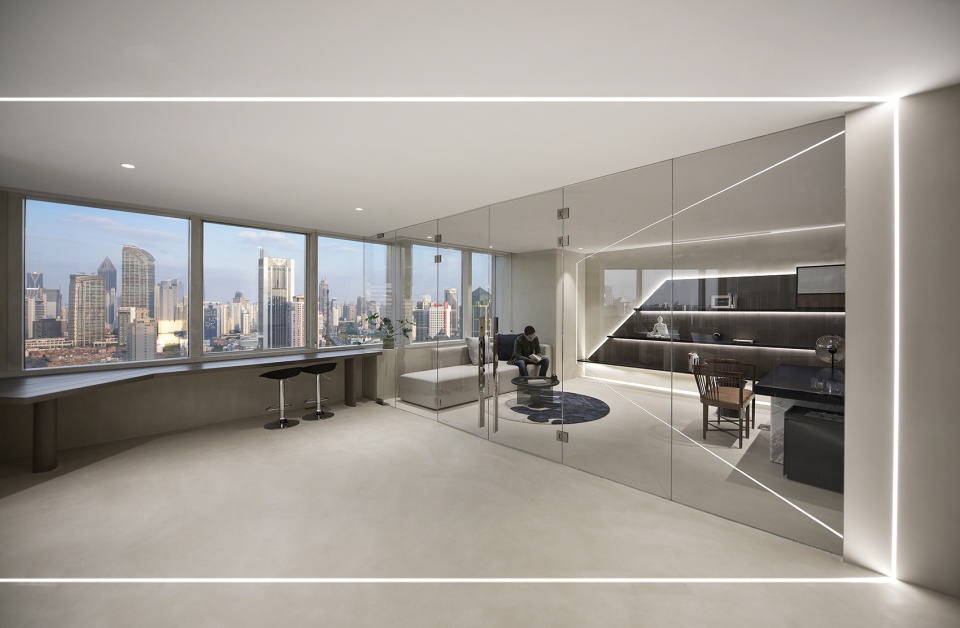 office interior design of jingan kerry centre by kwsd