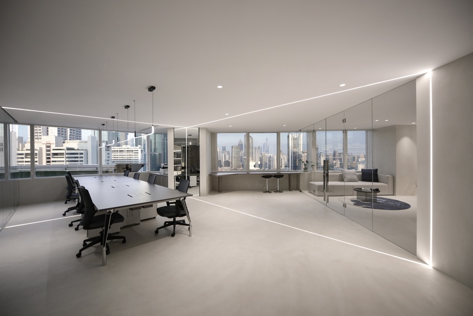 office interior design of jingan kerry centre by kwsd