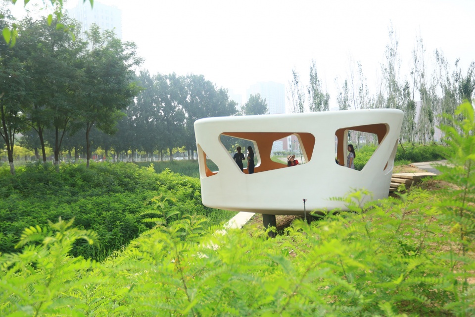 the beijing yongxing river greenway china by turenscape