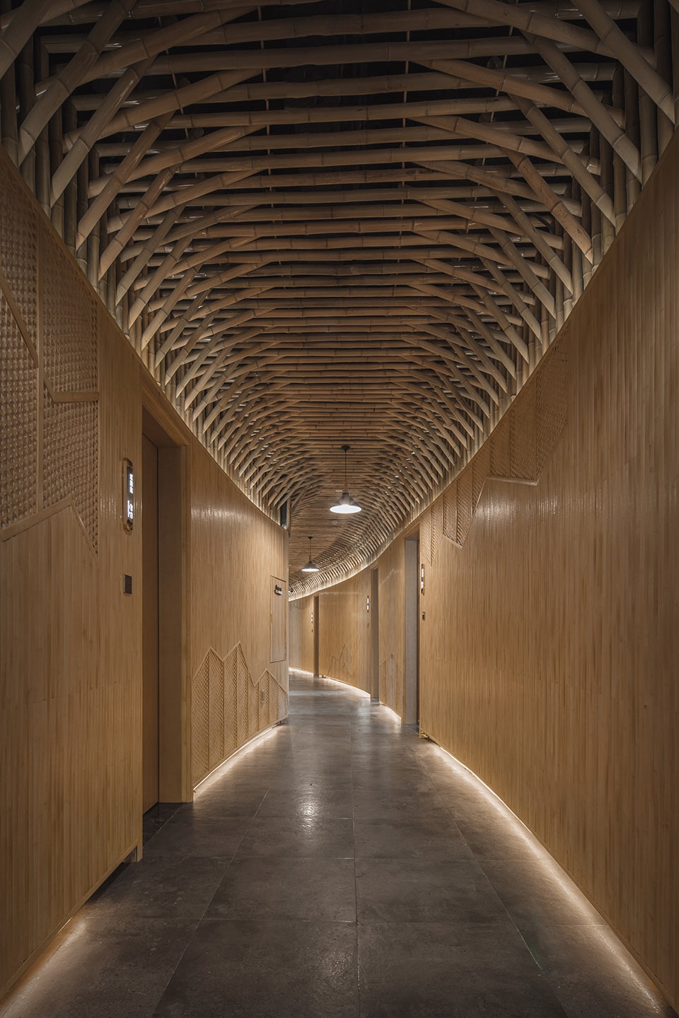 bamboo lodge china by yang yongquan architectural design