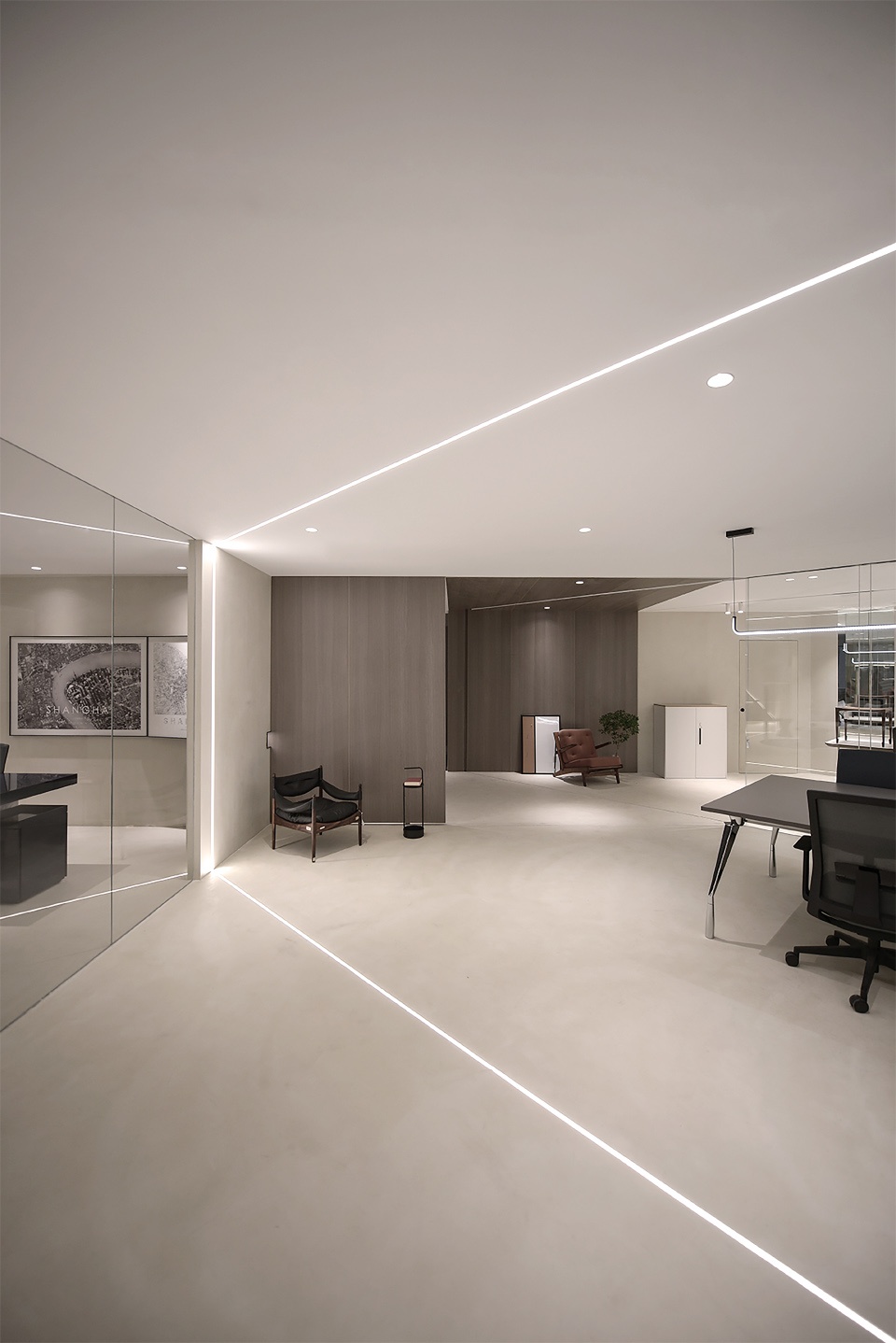 office interior design of jingan kerry centre by kwsd