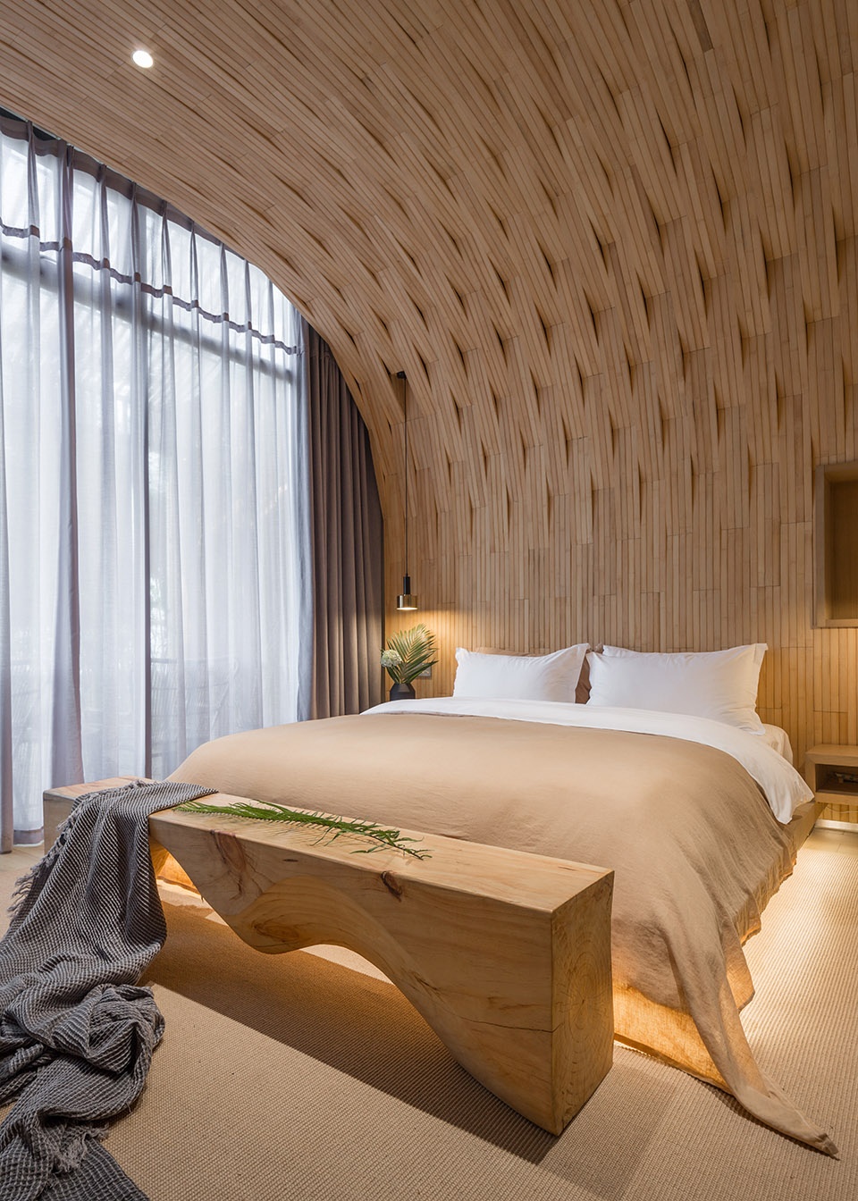 bamboo lodge china by yang yongquan architectural design