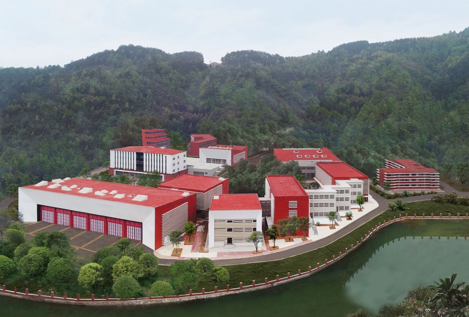 Qiannan Mountain Fire and Emergency Rescue Training Center West line Studio