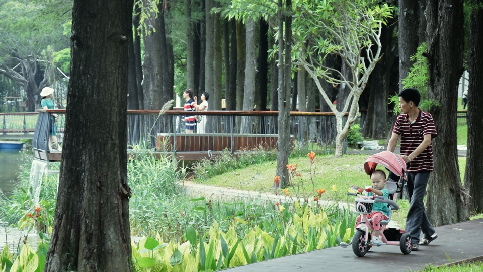SIHAI Park Landscape optimizing design China by SZLA