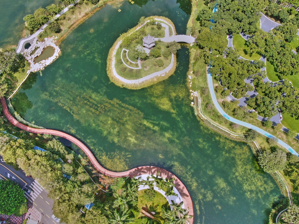SIHAI Park Landscape optimizing design China by SZLA