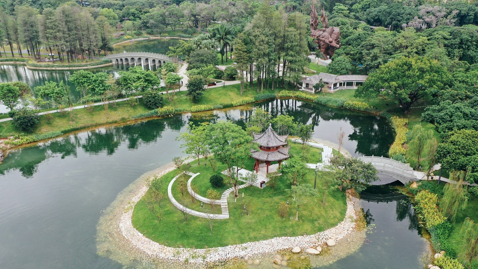 SIHAI Park Landscape optimizing design China by SZLA