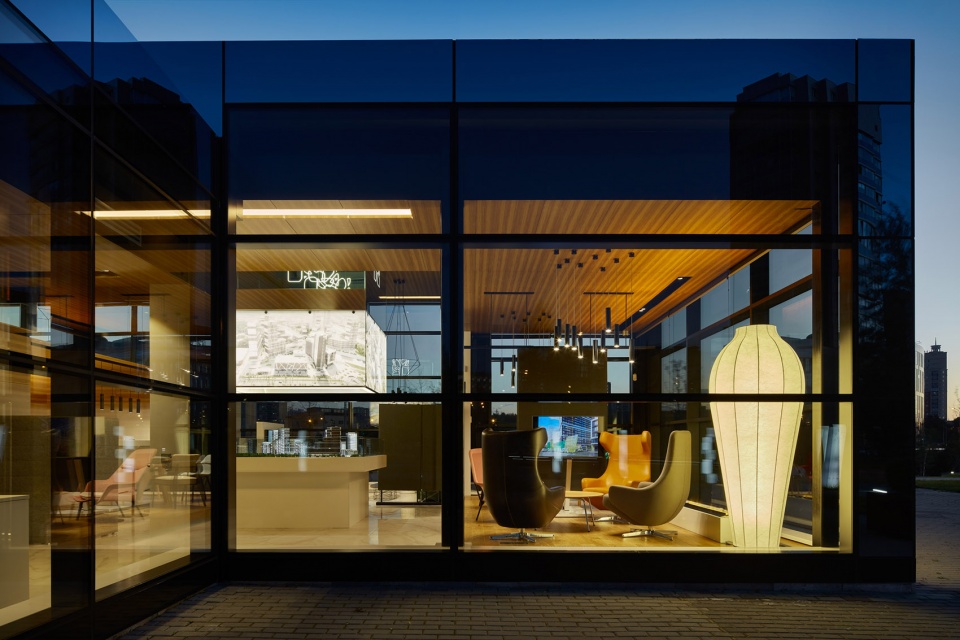 Sales Office LCD CLEVER PARK by VOX Architects