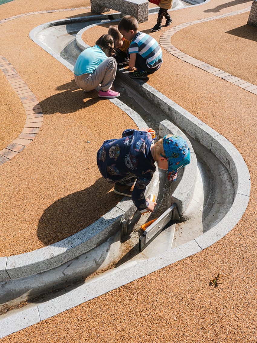 avik river reed playground and river park by loci landscape architects 1