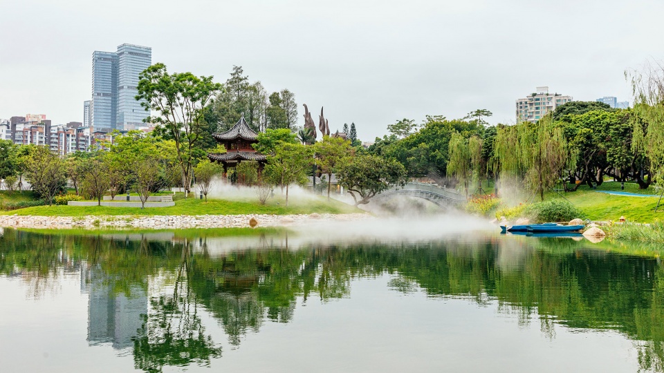 SIHAI Park Landscape optimizing design China by SZLA