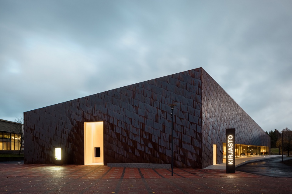 kirkkonummi library by jkmm architects