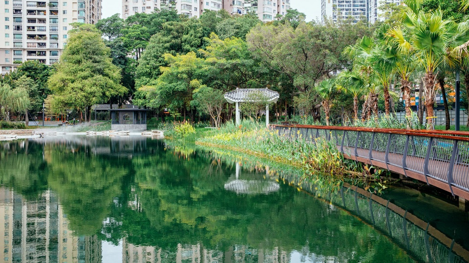 SIHAI Park Landscape optimizing design China by SZLA