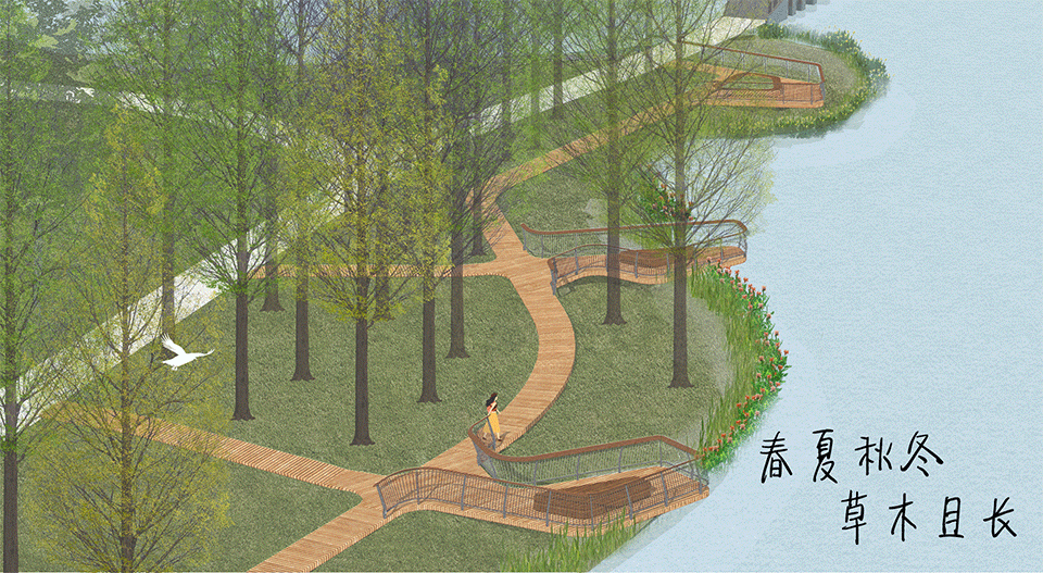SIHAI Park Landscape optimizing design China by SZLA