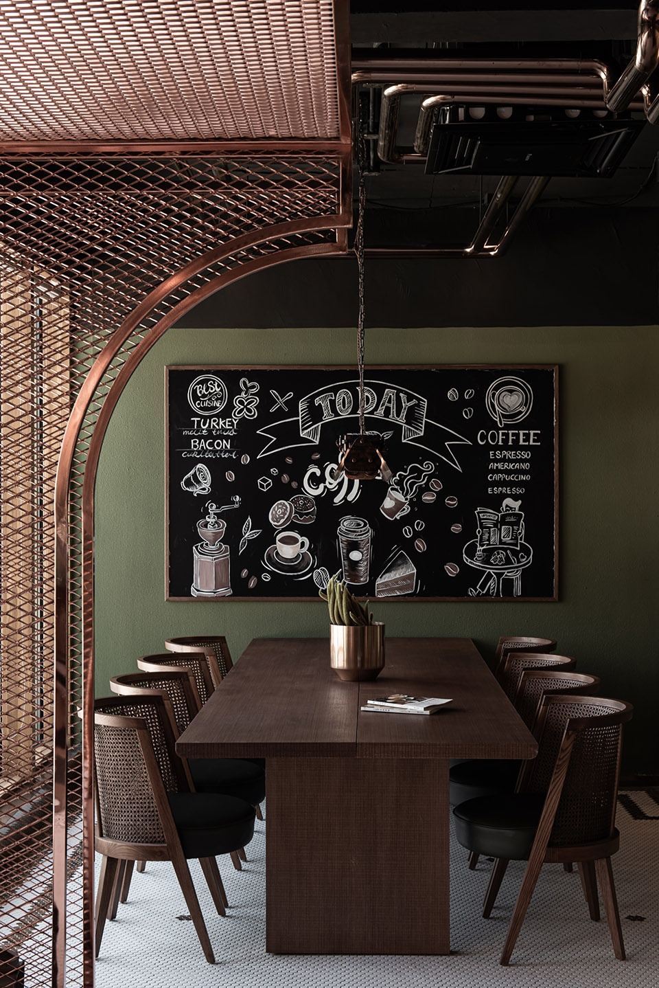 Iron flower Coffee Factory slow coral