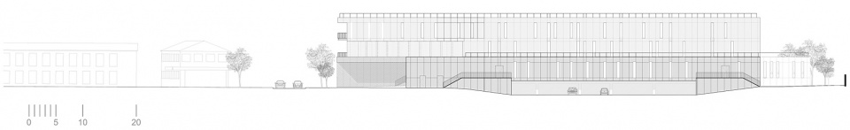 school center and leisure activity center in antony by dietmar feichtinger architectes