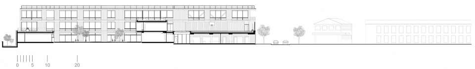 school center and leisure activity center in antony by dietmar feichtinger architectes