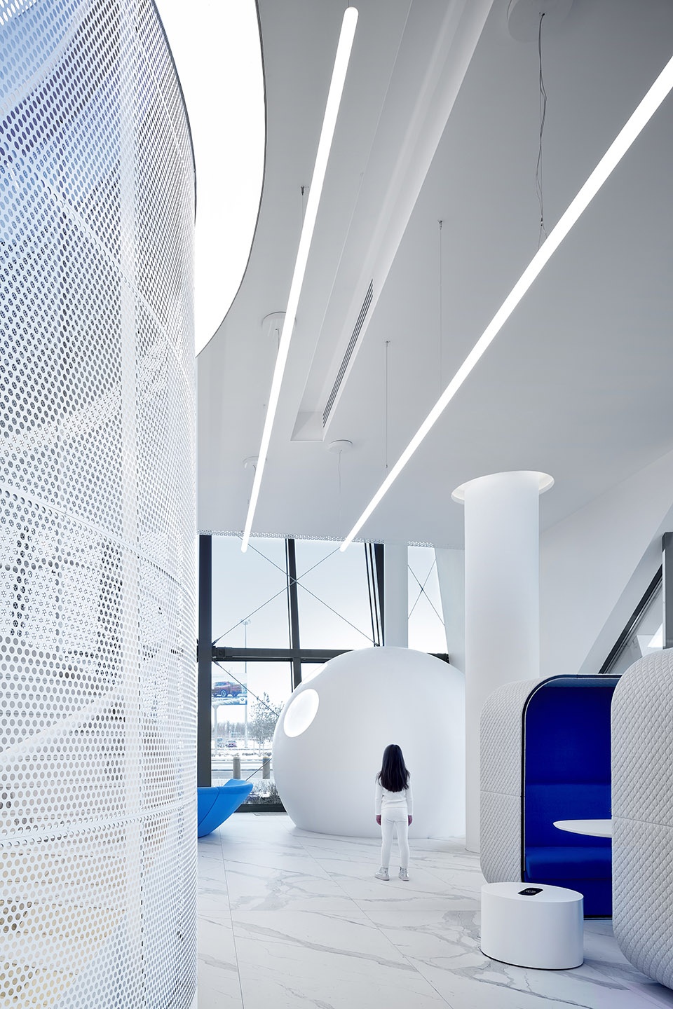 Gagarin Airport VIP lounge VOX Architects