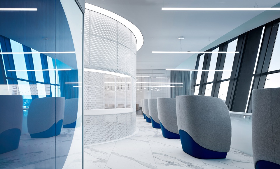 Gagarin Airport VIP lounge VOX Architects