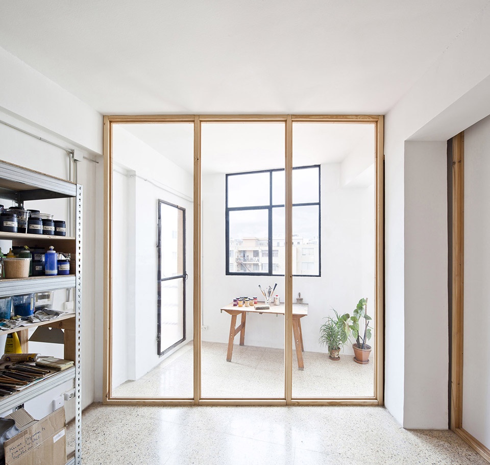 studio for artist victor perez porro barcelona