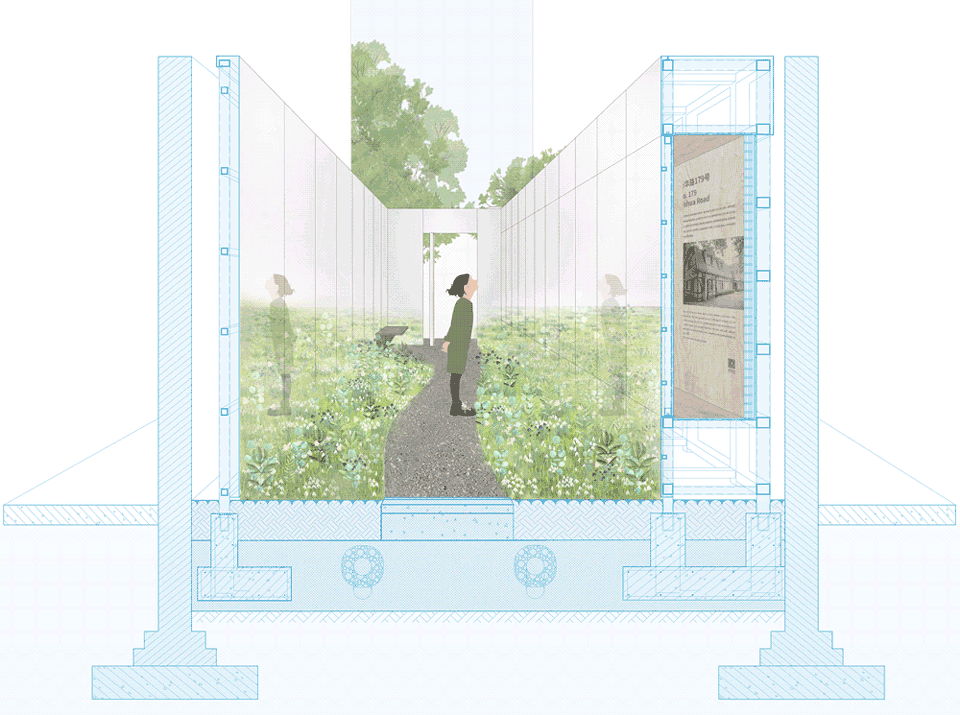 pocket park on xinhua road by shuishi