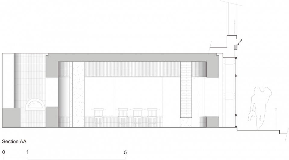 the arena papi restaurant by nerihu design and research office