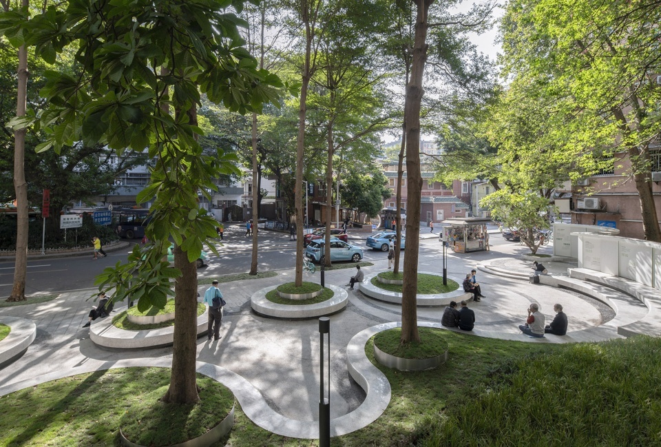 Dongshan South Square community Park renovation China by WAY Architects 960x649