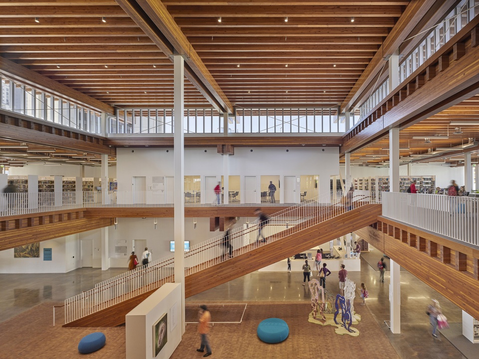 Billie Jean King Main Library by SOM