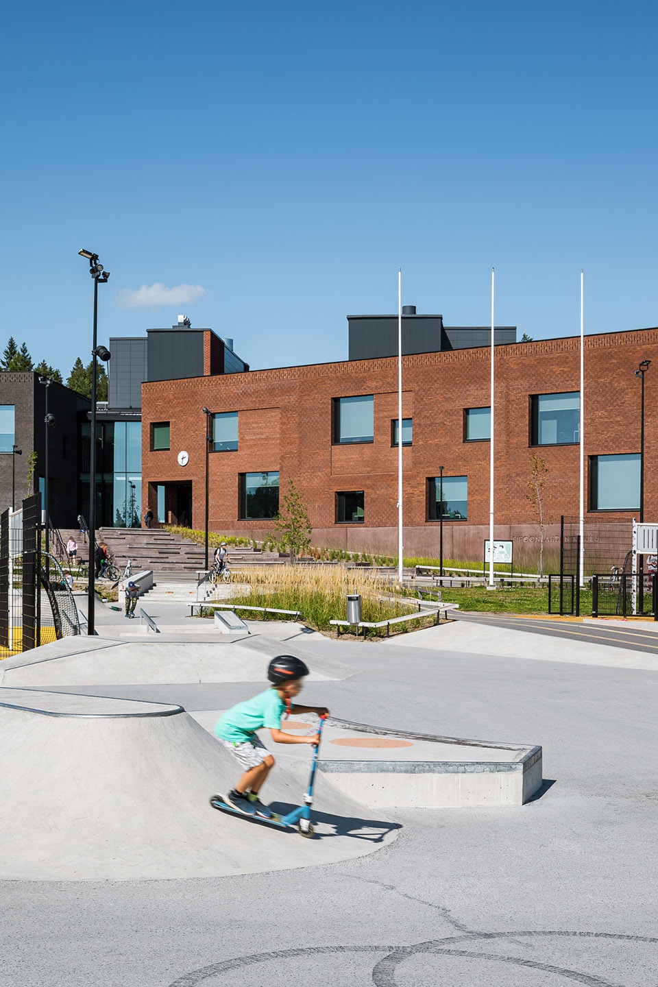 Sipoonlahti school extension Tandem by Architects Rudanko Kankkunen AFKS
