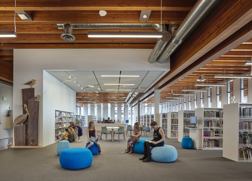 Billie Jean King Main Library by SOM