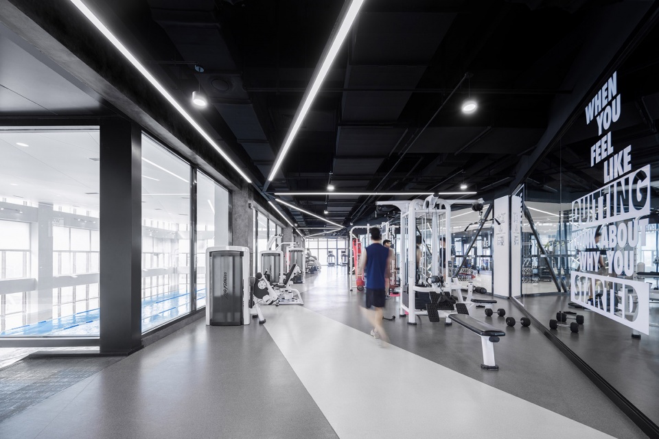 Chang Chun Time Cube Swimming Fitness Center China by STEPS architecture design