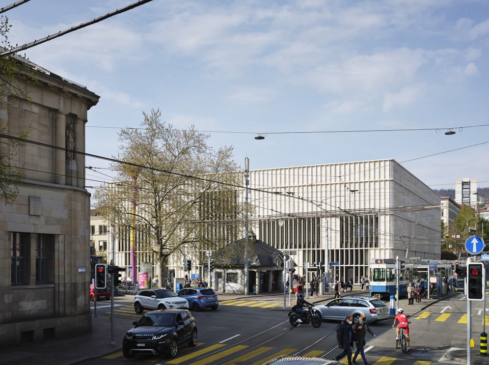 The new Kunsthaus Zürich extension by David Chipperfield Architects