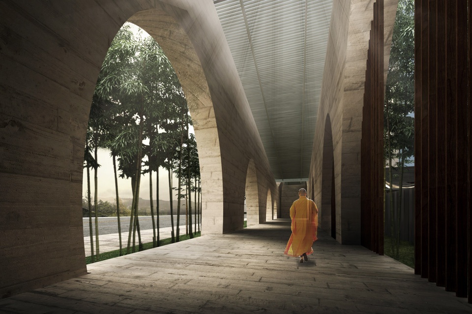 shanghai pudong guoqing temple by shenzhen multiarch architectural design and consulting
