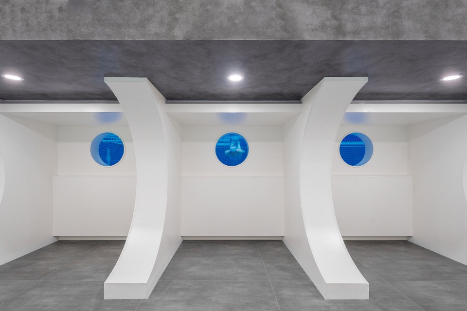 Chang Chun Time Cube Swimming Fitness Center China by STEPS architecture design