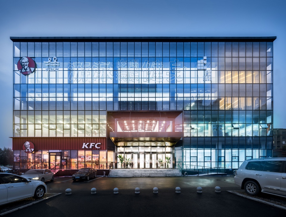 Chang Chun Time Cube Swimming Fitness Center China by STEPS architecture design