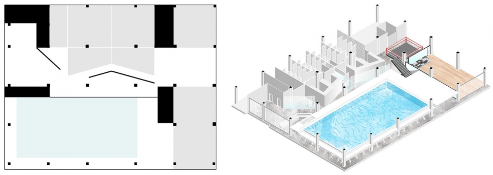 Chang Chun Time Cube Swimming Fitness Center China by STEPS architecture design 拷贝