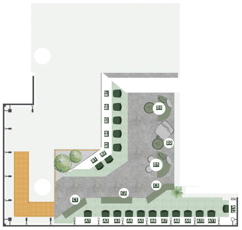 “Sky Gallery” Aerial Study Room Parallect Design