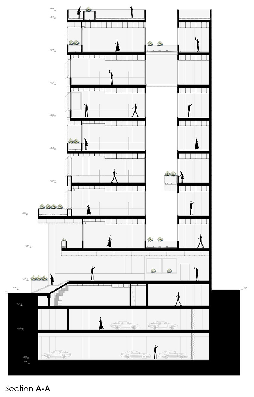 sharif office building by hooba design