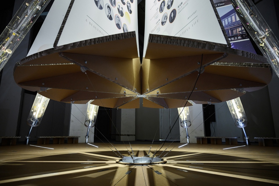 joints pavilion iii sand clock installation china by roarc renew