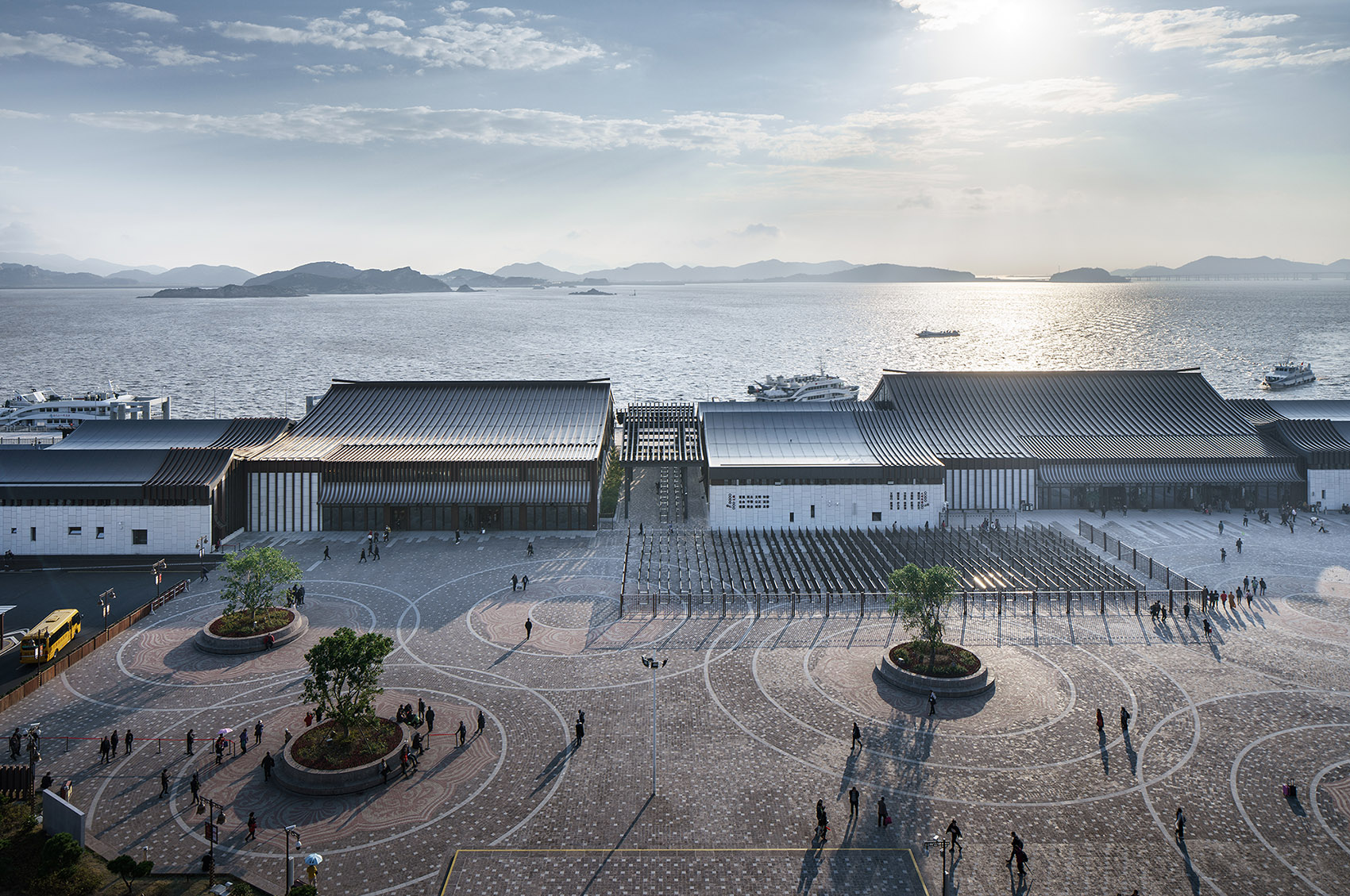 Putuo Mountain New Passenger Transportation Center China by UAD