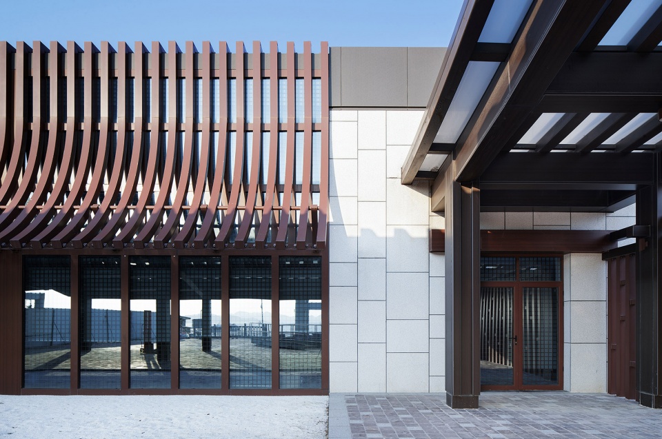 Putuo Mountain New Passenger Transportation Center China by UAD