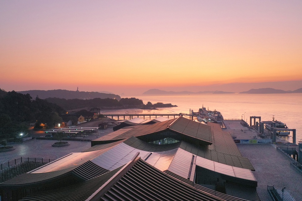 Putuo Mountain New Passenger Transportation Center China by UAD