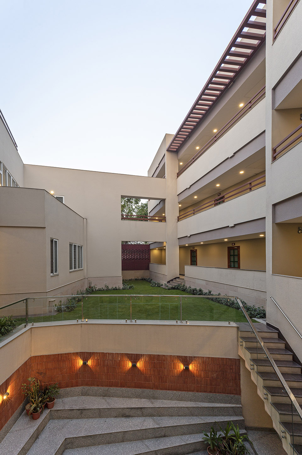 the mann school white flower hall girls hostel by envisage